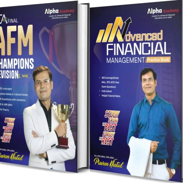 Advanced Financial Management (AFM) Practice Books + AFM Champions ...